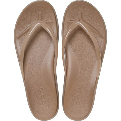 Crocs Women's Miami Round Toe Flip Flops, Summer Sandals